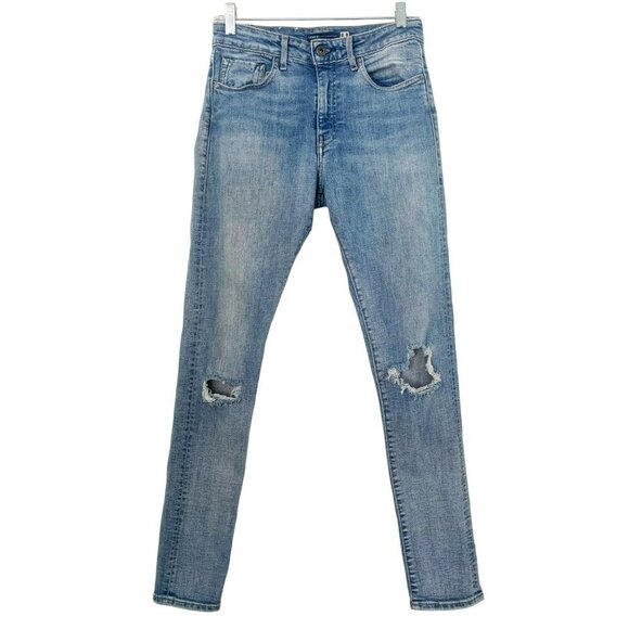 Levi's Selvedge Black Label Big E High Rise Skinny Jeans Pocket Detail - Picture 2 of 12